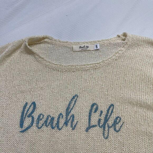 Beach Life Women’s Long Sleeve Sweater Size S/M - Picture 2 of 8